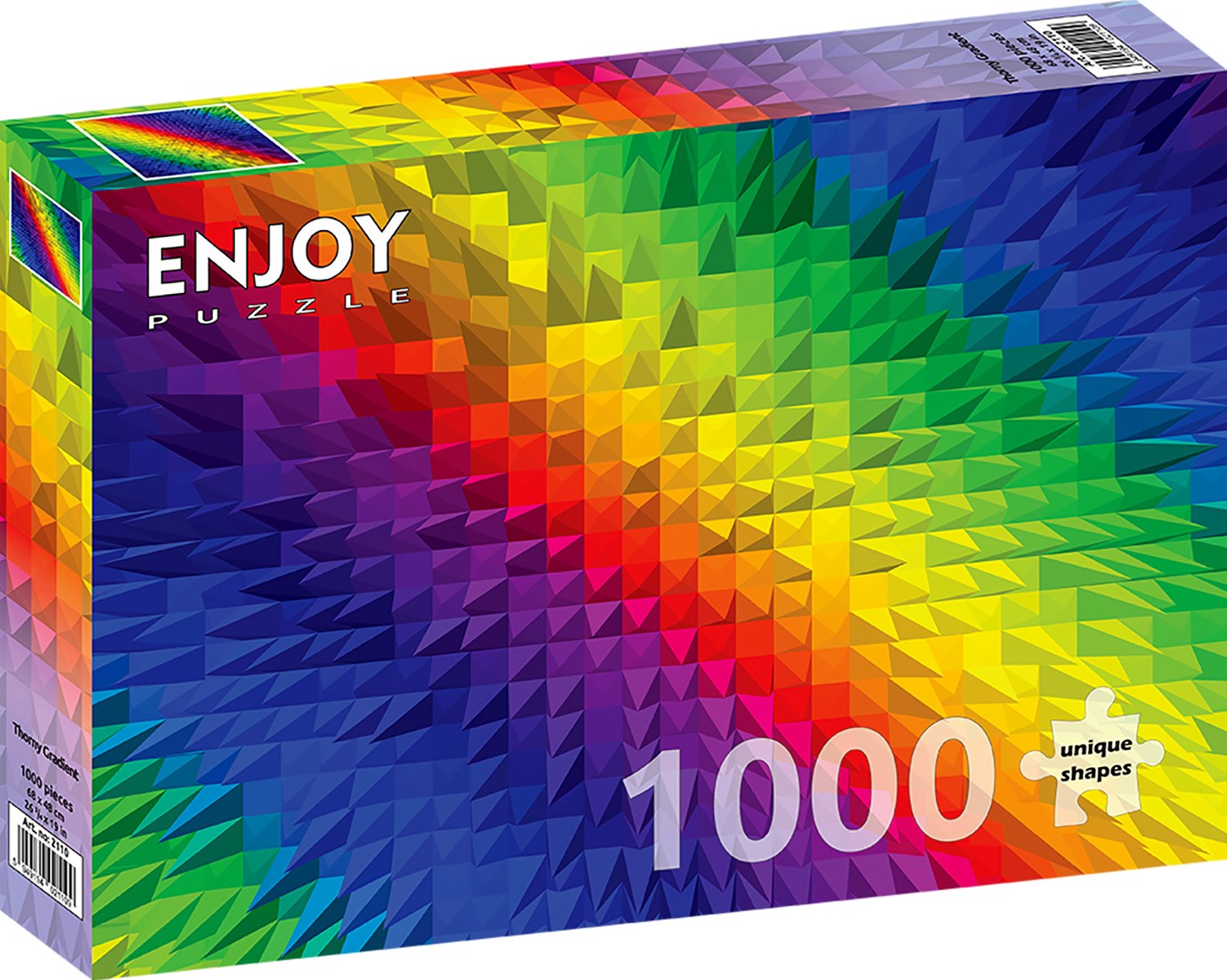 Enjoy legpuzzel Thorny Gradient Puzzel | 1.000 stukjes kleurrijk kunstwerk