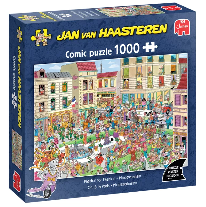 Jan van Haasteren Modewaanzin – 1.000 stukjes